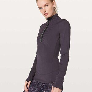 Lululemon Fast as Light 1/2 Zip Boysenberry Size 2